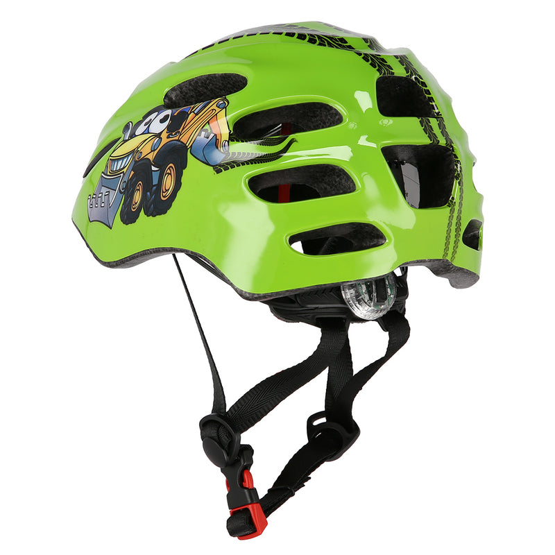 MTW01 LED HELMET GREEN SIZE XXS (42-48 cm) NILS EXTREME