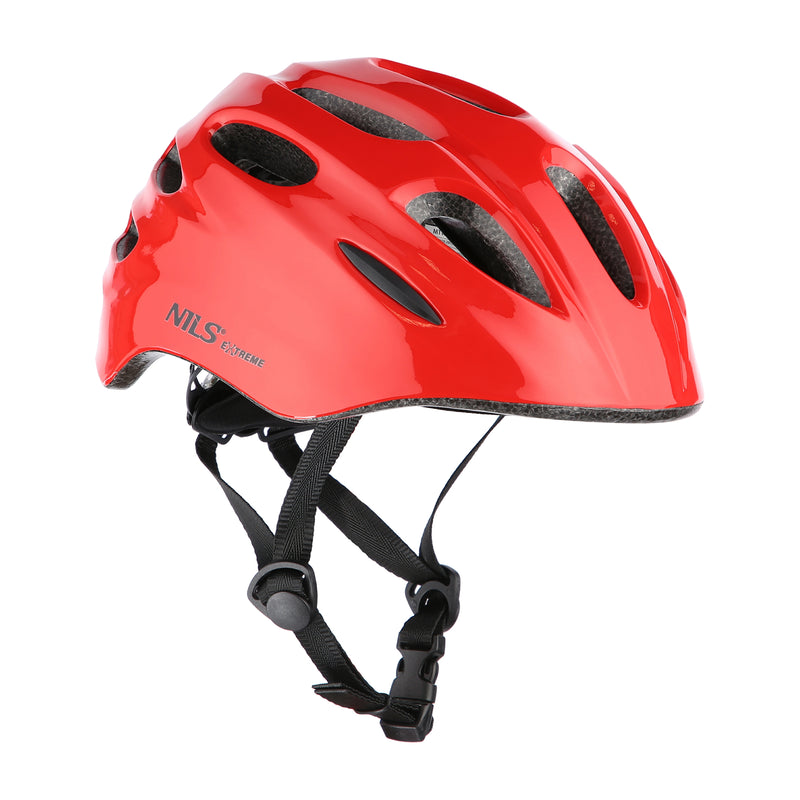 MTW01 LED KASK CZERWONY ROZM. S (44-50 cm) NILS EXTREME