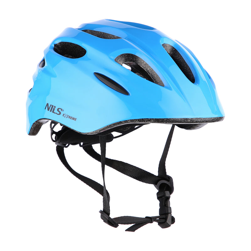 MTW01+H210 ZESTAW KASK Z OCHRANIACZAMI NIEBIESKI ROZM. XS  NILS EXTREME