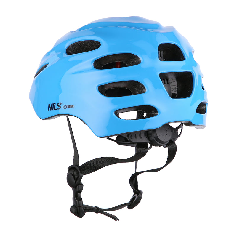 MTW01+H210 ZESTAW KASK Z OCHRANIACZAMI NIEBIESKI ROZM. XS  NILS EXTREME