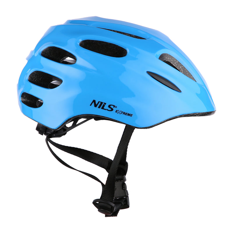 MTW01+H210 ZESTAW KASK Z OCHRANIACZAMI NIEBIESKI ROZM. XS  NILS EXTREME