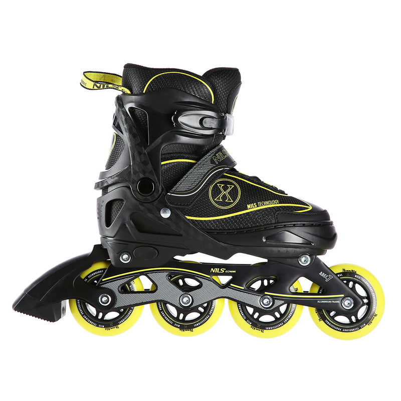 NA11008 BLACK-YELLOW SIZE L (39-42) NILS EXTREME ROLLER SKATES