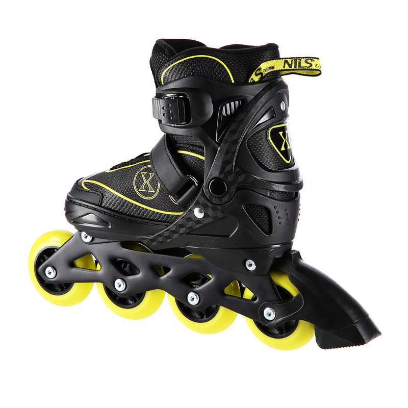 NA11008 BLACK-YELLOW SIZE L (39-42) NILS EXTREME ROLLER SKATES