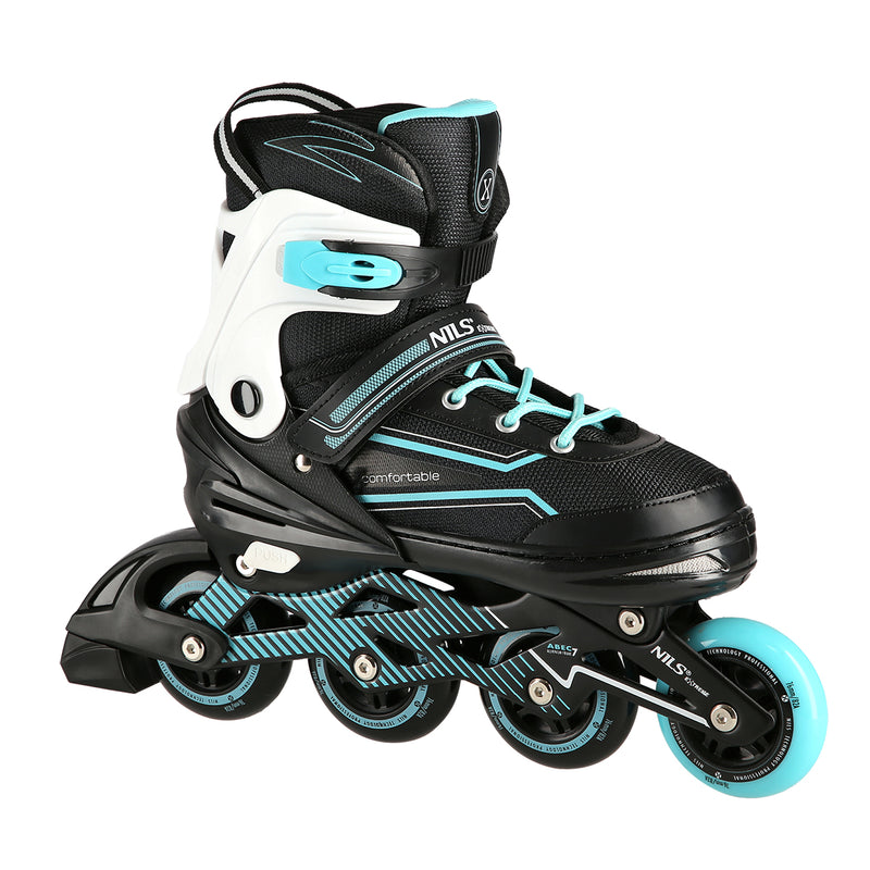 NA1169A TURQUOISE SIZE M(35-38) NILS EXTREME INLINE SKATES