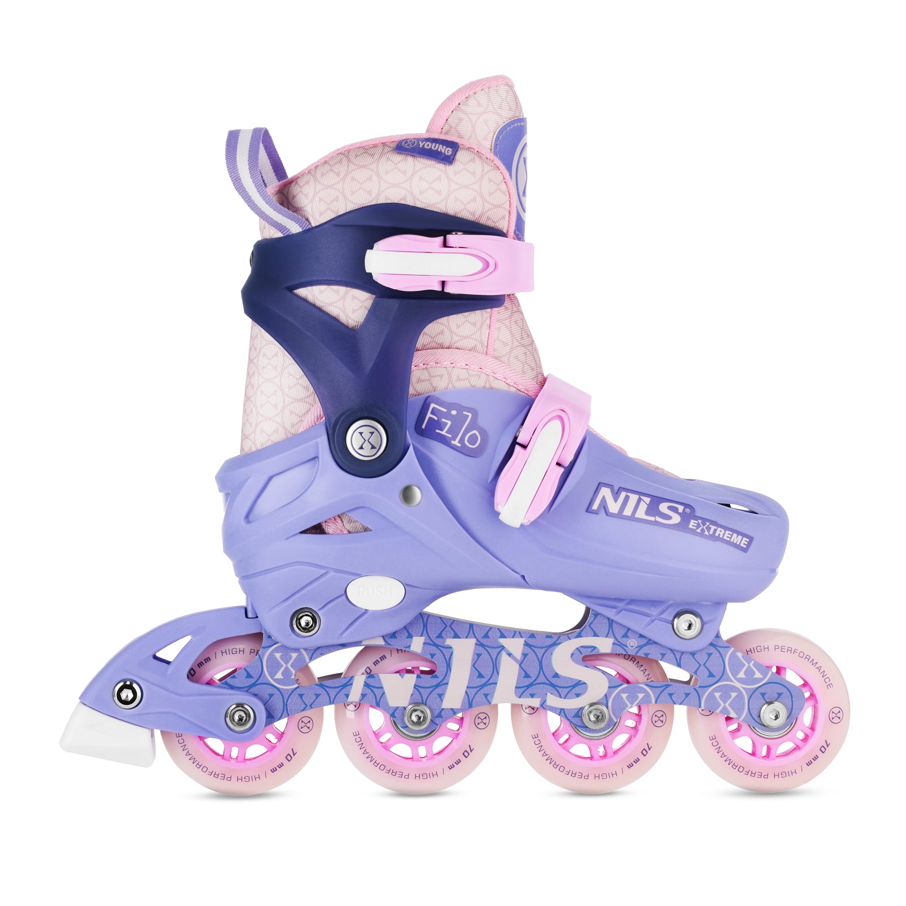 NA13102 FILO PURPLE SKATING BLADES SIZE XS(26-29) NILS EXTREME