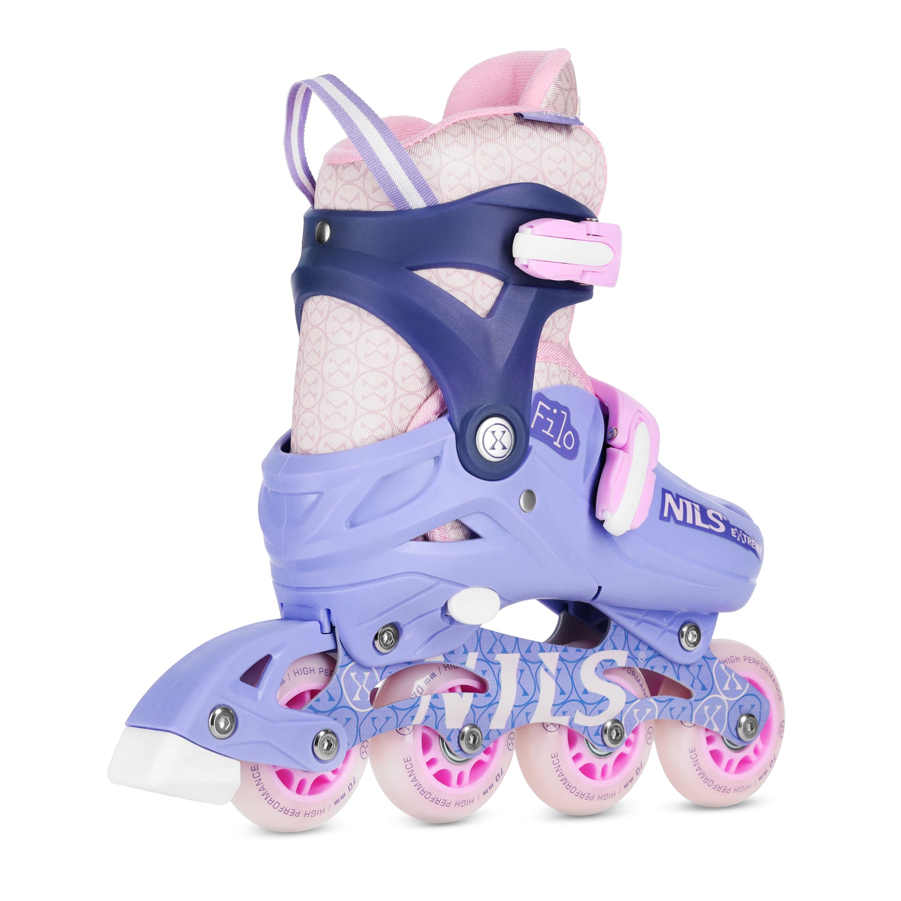 NA13102 FILO FIALOVÉ NŮŽE NA INLINE BRUSLÍ VELIKOST M (34-37) NILS EXTREME
