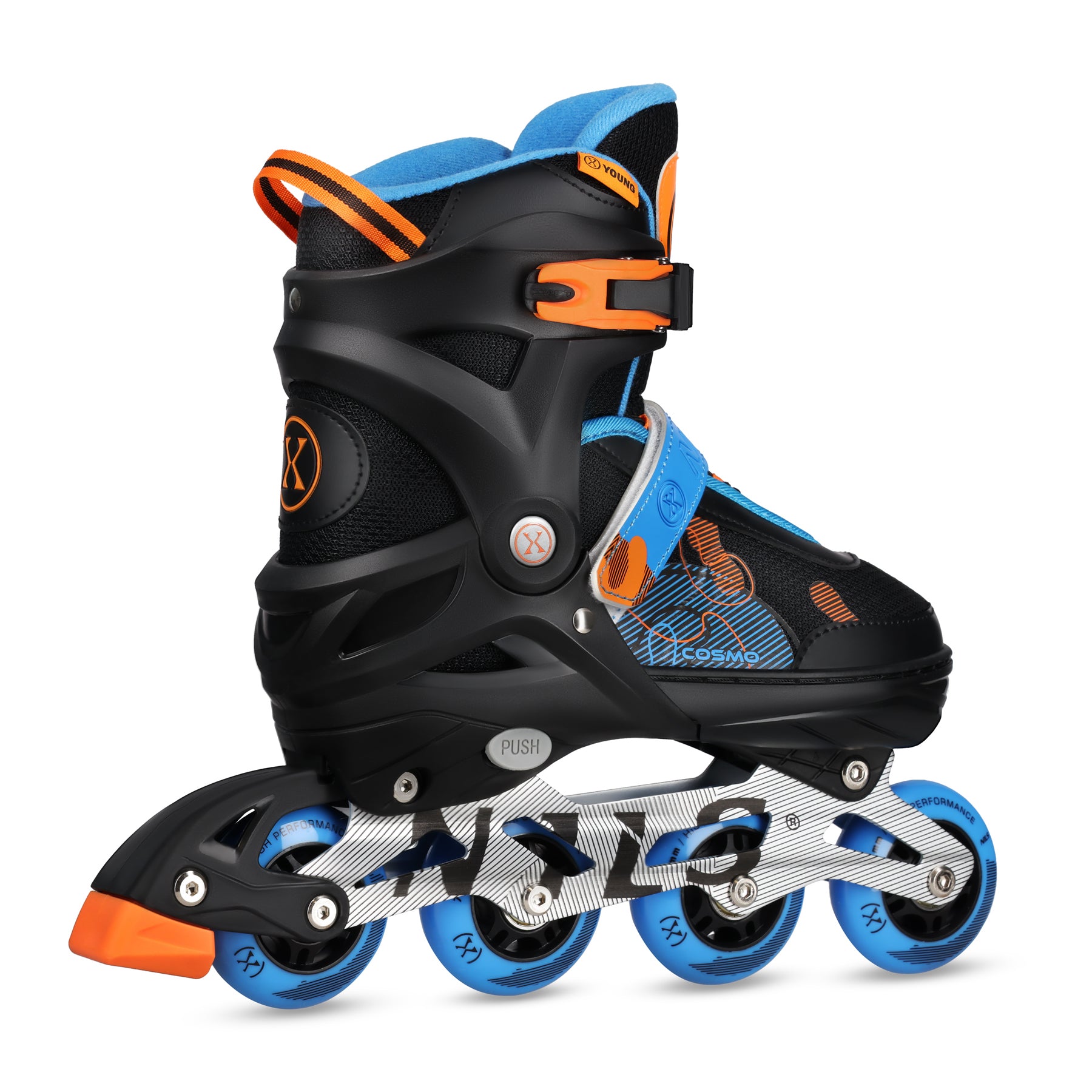 NA13808 COSMO MODRÉ INLINE BRUSLÍ VELIKOST L (38-41) NILS EXTREME