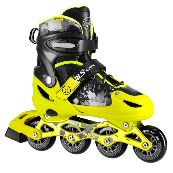 NA18137A ROCKO YELLOW SKATING BLADES SIZE S (31-34) NILS EXTREME