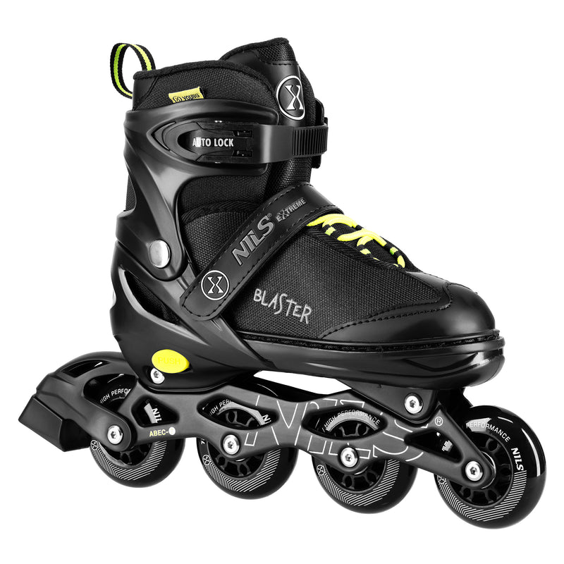 NA18168A BLASTER BLACK INLINE SKATES SIZE S (31-34) NILS EXTREME