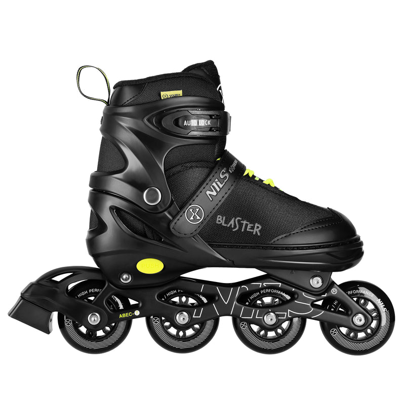 NA18168A BLASTER BLACK INLINE SKATES SIZE S (31-34) NILS EXTREME