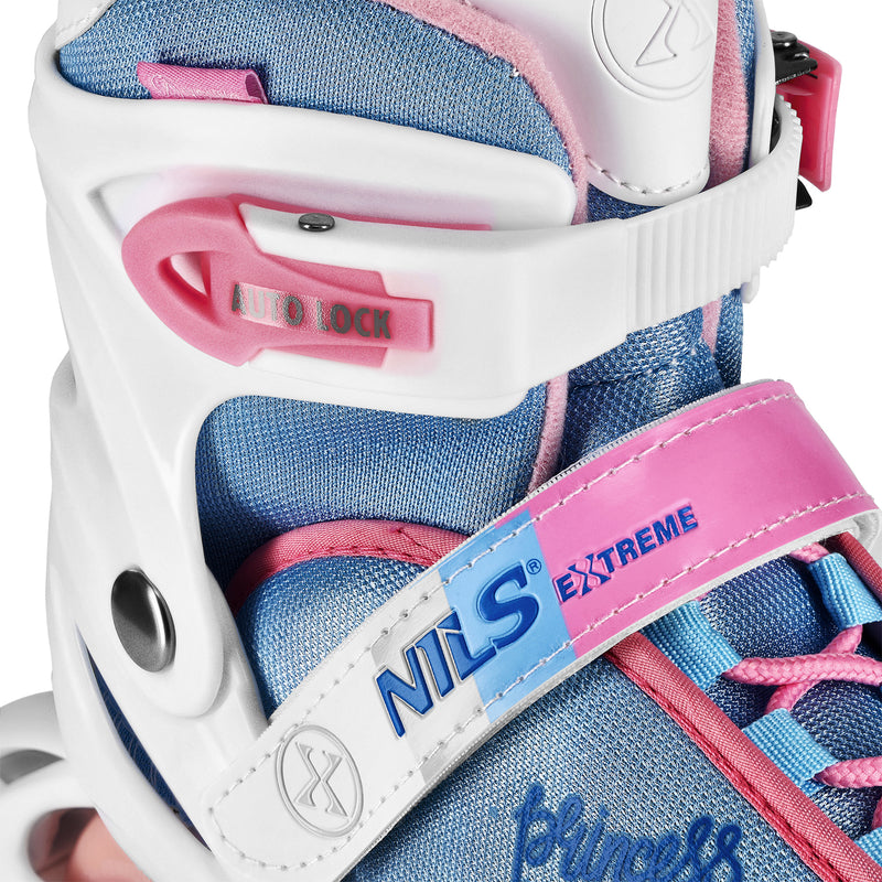 NA18168A PRINCESS WHITE SKATING SKATES SIZE L (39-42) NILS EXTREME