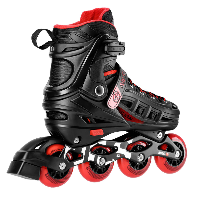 NA18811A CYPHER RED INLINE SKATES SIZE L (39-43) NILS EXTREME