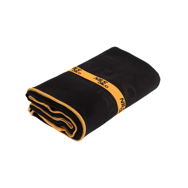 NAR12 BLACK MICROFIBER TOWEL 180x100 cm NILS AQUA