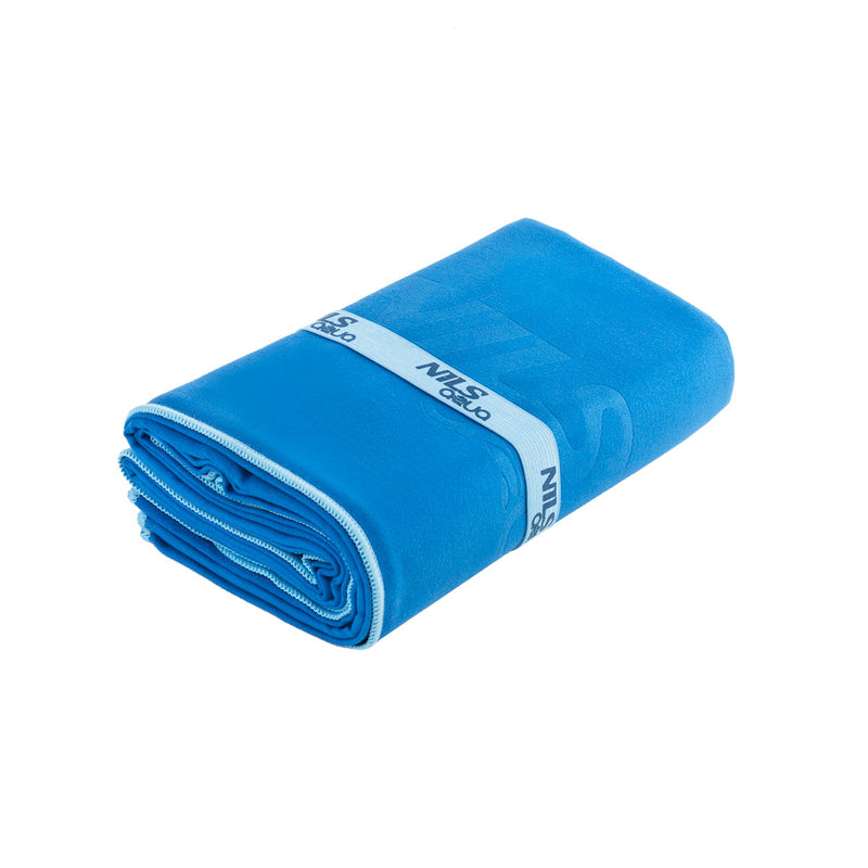 NAR12 BLUE MICROFIBER TOWEL 180x100 cm NILS AQUA