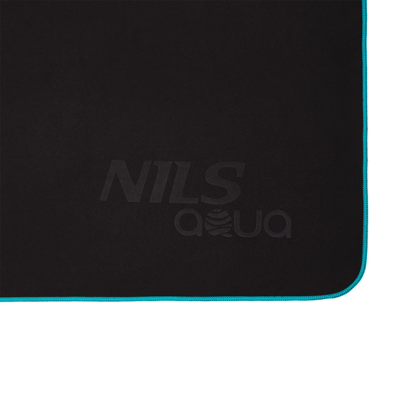 NAR13 BLACK MICROFIBER TOWEL 200x90 cm NILS AQUA