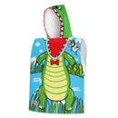 NAR20 CROCODILE PONCHO TOWEL NILS AQUA