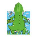NAR20 CROCODILE PONCHO TOWEL NILS AQUA