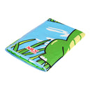 NAR20 CROCODILE PONCHO TOWEL NILS AQUA