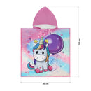 NAR20 PONCHO TOWEL UNICORN NILS AQUA