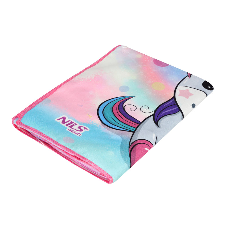 NAR20 RĘCZNIK PONCZO UNICORN NILS AQUA