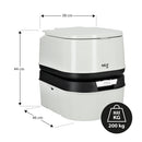 NC0023 TOALETA TURYSTYCZNA PRZENOŚNA 24 L NILS CAMP