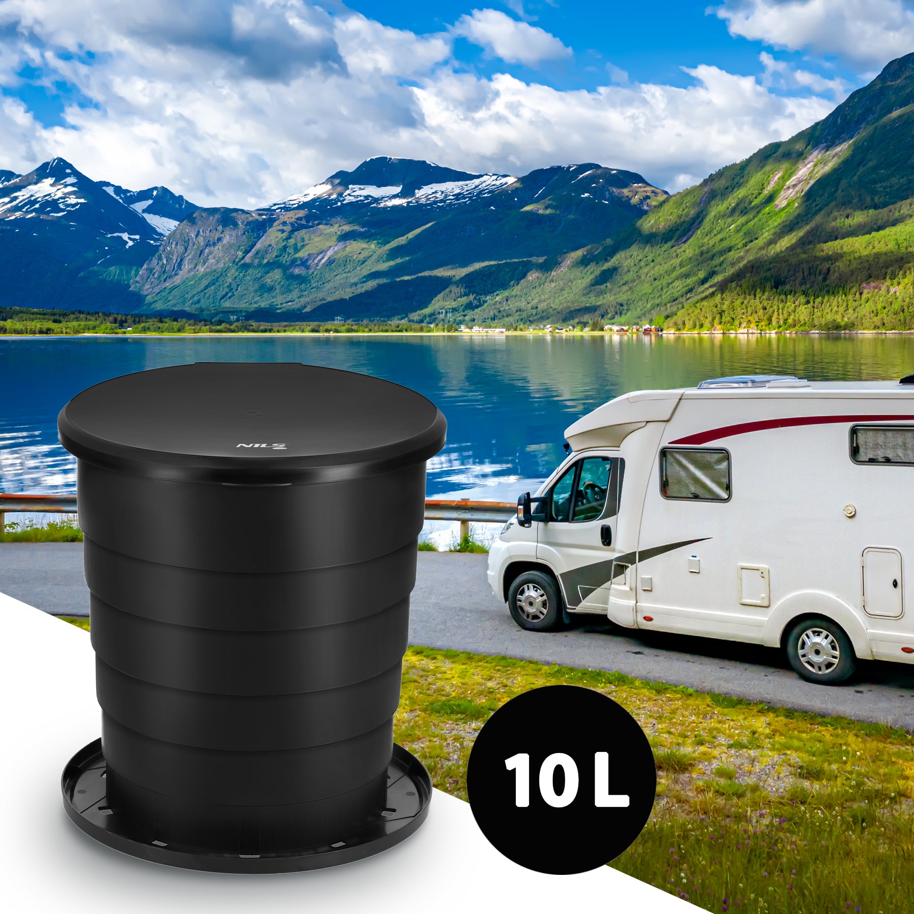 NC0024 PORTABLE FOLDABLE TOURIST TOILET NILS CAMP