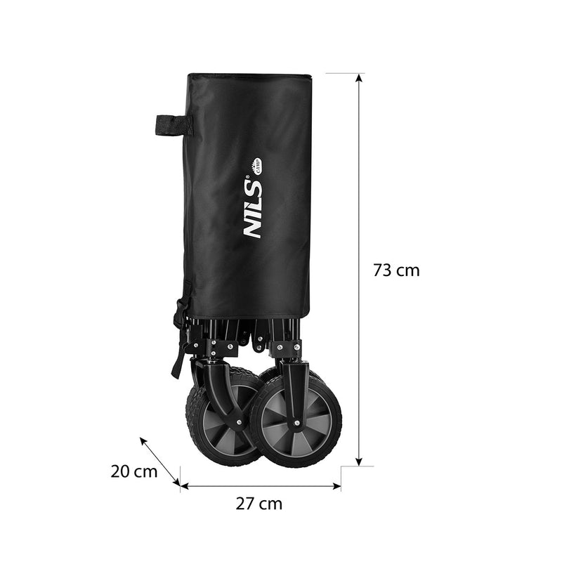 NC1603 BLACK NILS CAMP TRAVEL STROLLER