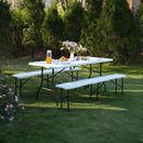 NC1618  STÓŁ TURYSTYCZNY 180 CM BIAŁY NILS CAMP