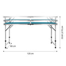 NC1633 STÓŁ I KRZESŁA ZESTAW NIEBIESKI  NILS CAMP