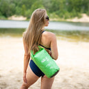 NC17103 KARIMATA SKŁADANA TURYSTYCZNA Z PODBICIEM ALUMINIOWYM + XPE 195 CM ZIELONA NILS CAMP