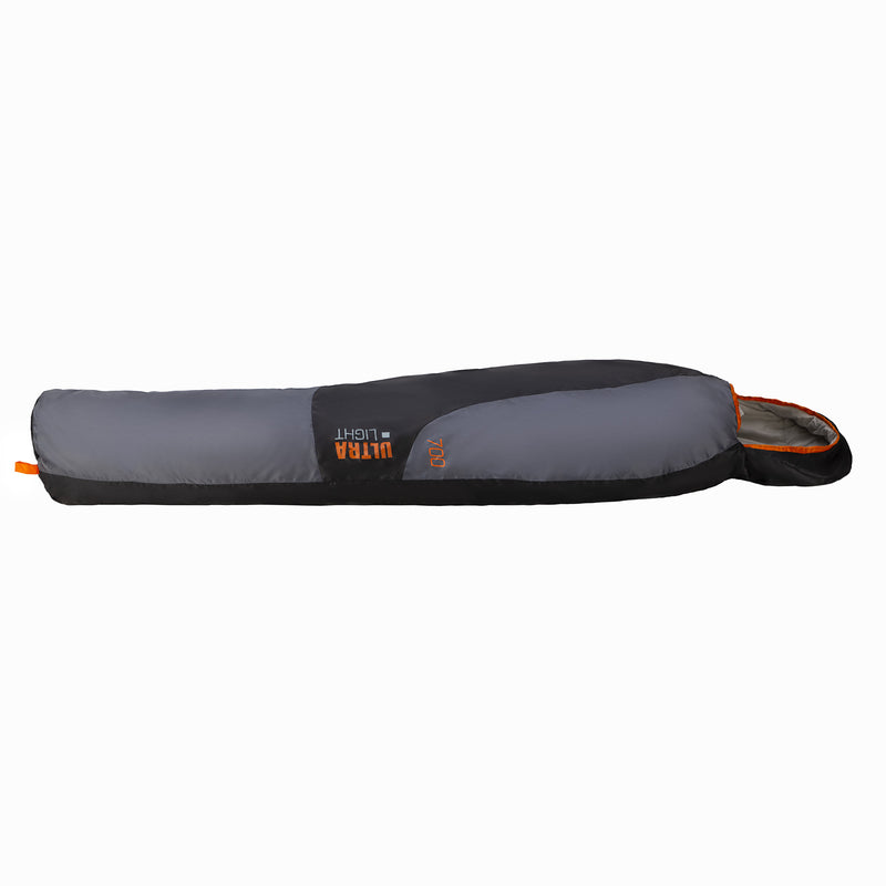 NC1705 ULTRA LIGHT SLEEPING BAG GREY-ORANGE NILS CAMP