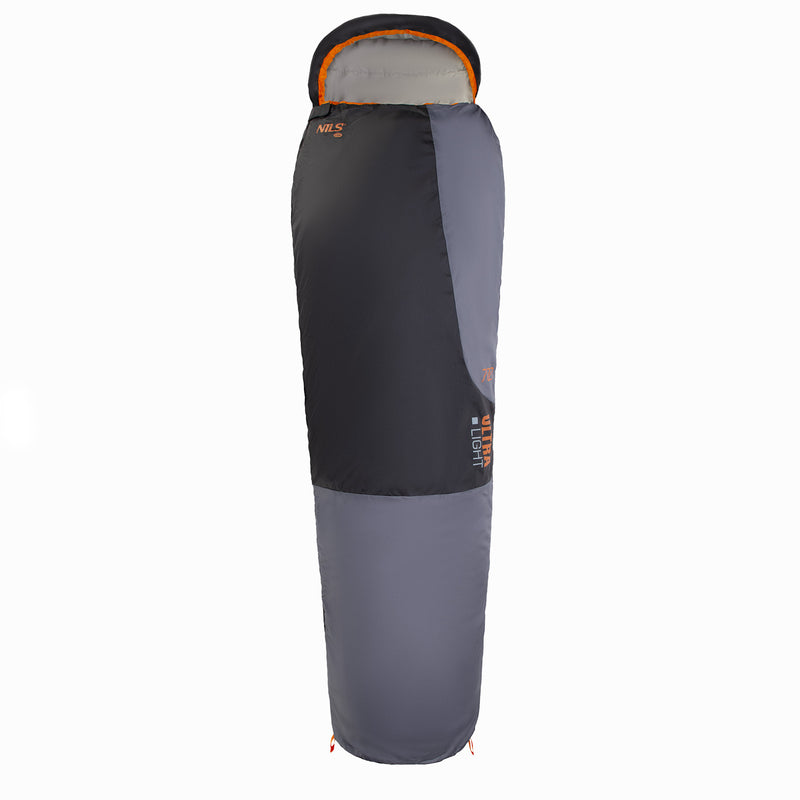 NC1705 ULTRA LIGHT SLEEPING BAG GREY-ORANGE NILS CAMP