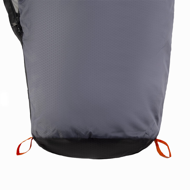 NC1705 ULTRA LIGHT SLEEPING BAG GREY-ORANGE NILS CAMP