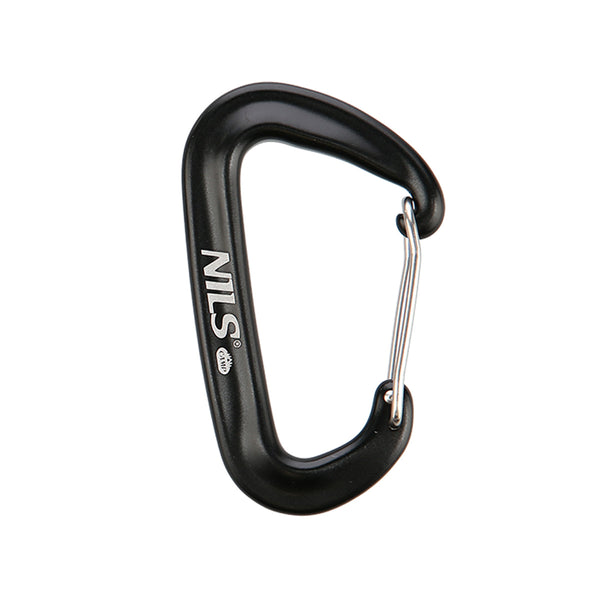 NC1707 BLACK CARABINER 12KN NILS CAMP