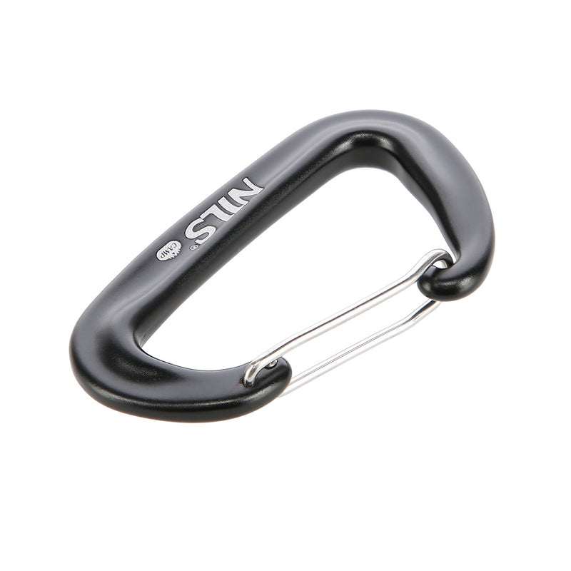 NC1707 BLACK CARABINER 12KN NILS CAMP