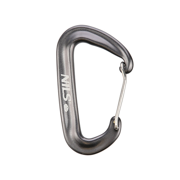 NC1707 GREY CARABINER 12 KN NILS CAMP