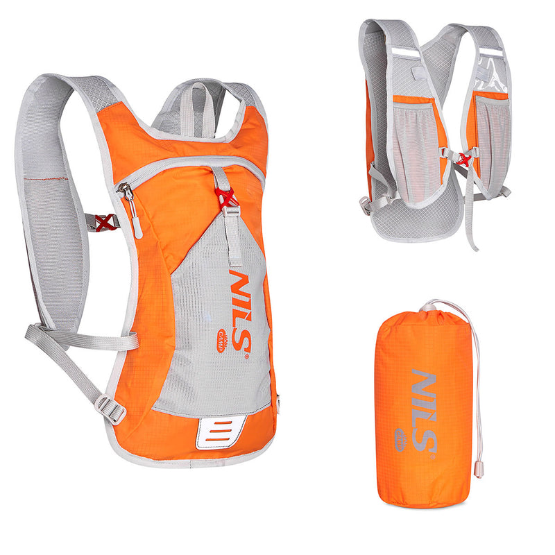 NC1708 ORANGE TRIPPER RUNNING BACKPACK NILS CAMP