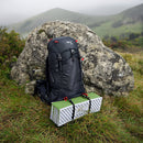 NC17103 KARIMATA SKŁADANA TURYSTYCZNA Z PODBICIEM ALUMINIOWYM + XPE 195 CM ZIELONA NILS CAMP