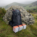 NC17103 KARIMATA SKŁADANA TURYSTYCZNA Z PODBICIEM ALUMINIOWYM + XPE 195 CM POMARAŃCZOWA NILS CAMP