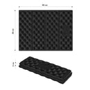 NC17105 MATA KEMPINGOWA DO SIEDZENIA Z PODBICIEM ALUMINIOWYM +IXPE 40 CM CZARNA NILS CAMP