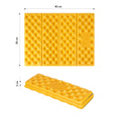 NC17105 MATA KEMPINGOWA DO SIEDZENIA Z PODBICIEM ALUMINIOWYM +IXPE 40 CM ŻÓŁTA NILS CAMP