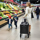 NC17106 WÓZEK NA ZAKUPY 40L CZARNY NILS CAMP