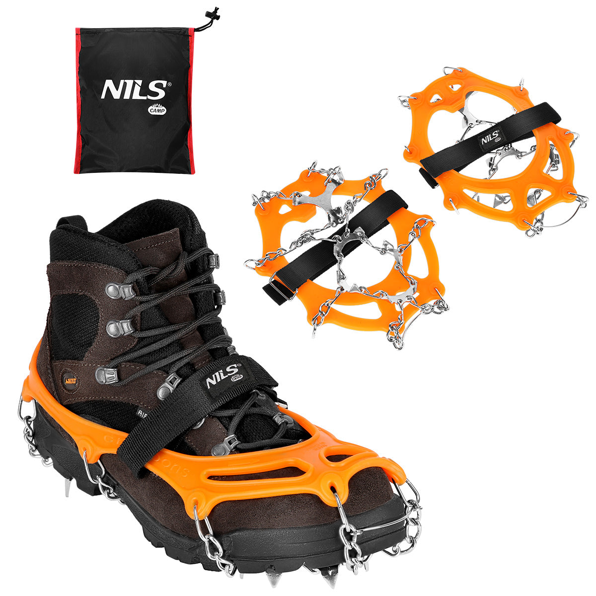 NC1717 ORANŽOVÉ RUČIČKY VELIKOST XL NILS CAMP
