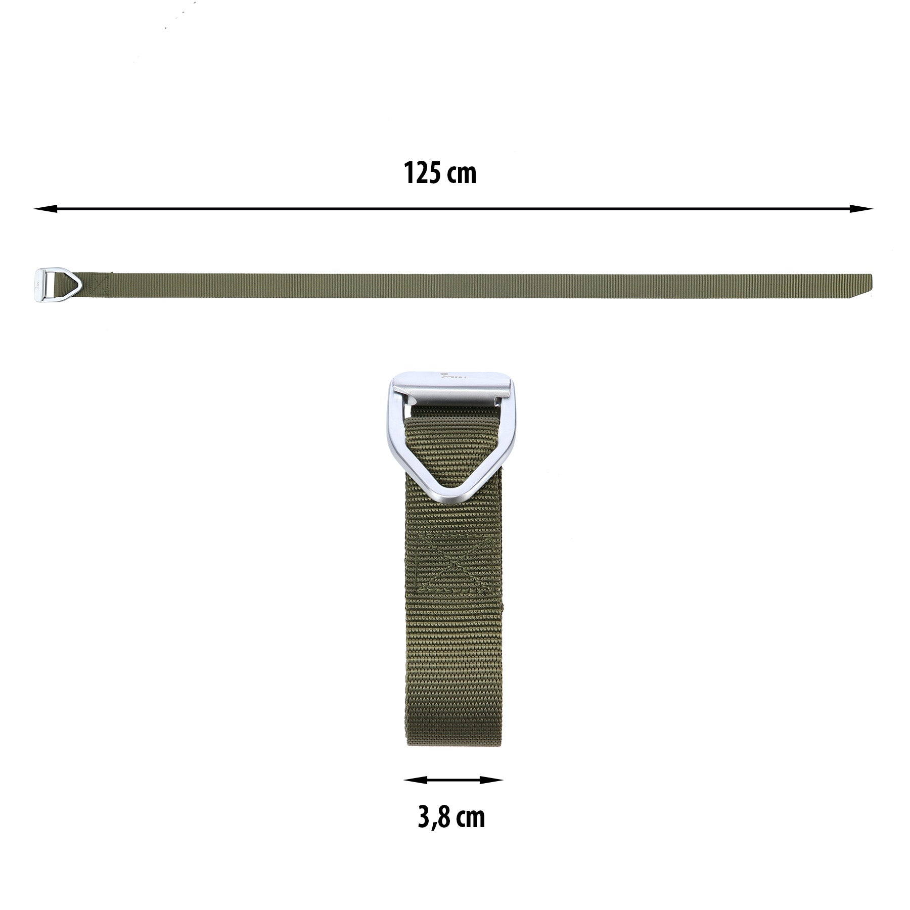 NC1728 TACTICAL BELT GREEN 125CM NILS CAMP