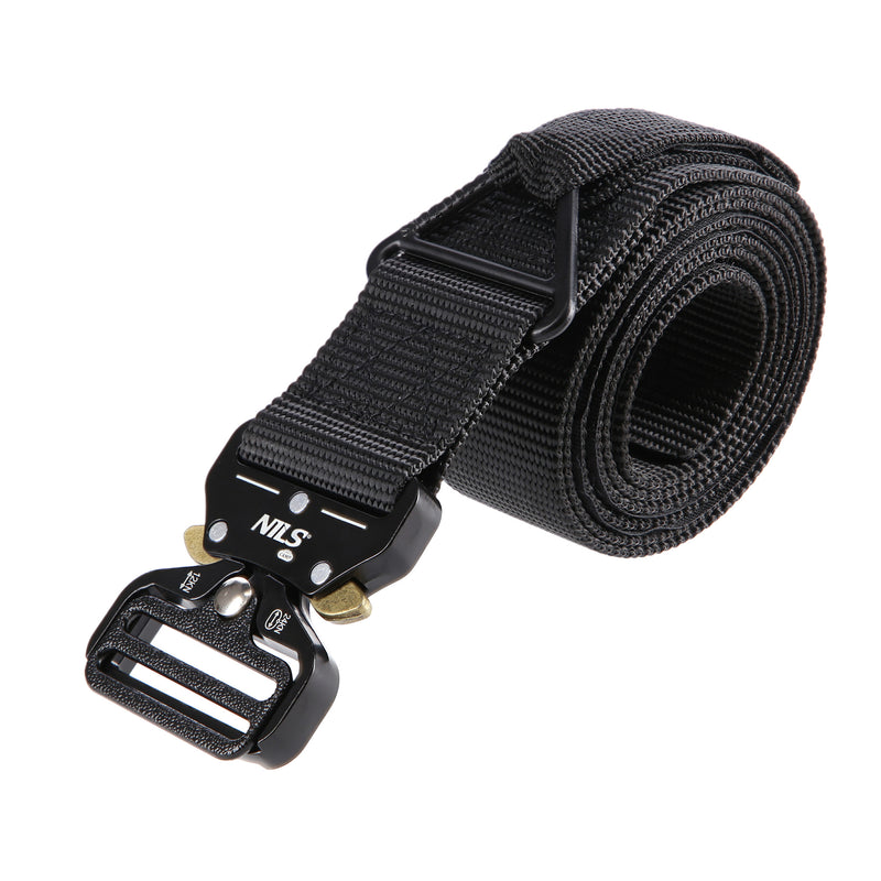 NC1729 TACTICAL BELT BLACK 125CM NILS CAMP