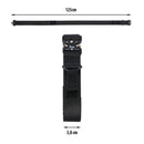 NC1729 TAKTICKÝ OPASEK ČERNÝ 125CM NILS CAMP