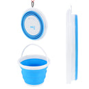 NC1731 MODRÝ SKLÁDACÍ KÝBL 10L NILS CAMP