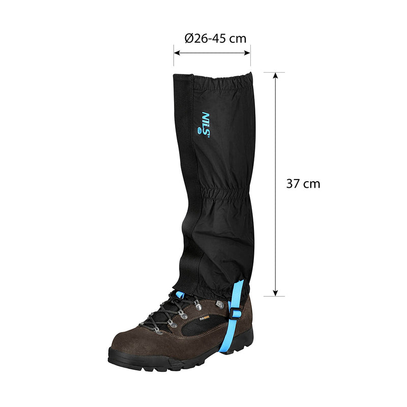 NC1765 BLACK GAITERS NILS CAMP