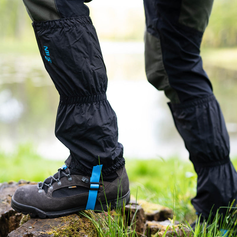 NC1765 BLACK GAITERS NILS CAMP