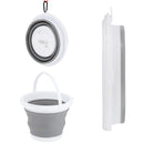 NC1783 SKLÁDACÍ KÝBL ŠEDÝ 5L NILS CAMP